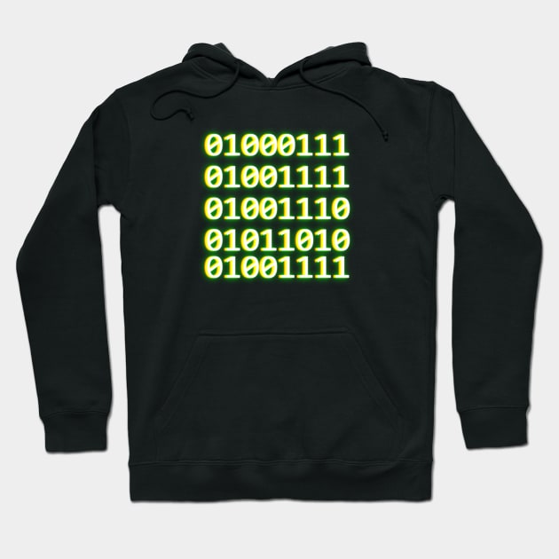 Binary Brother - The name in binary is GONZO Hoodie by emma17